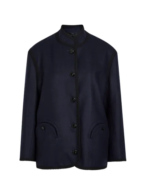 Blazé Milano braid-trimmed wool jacket