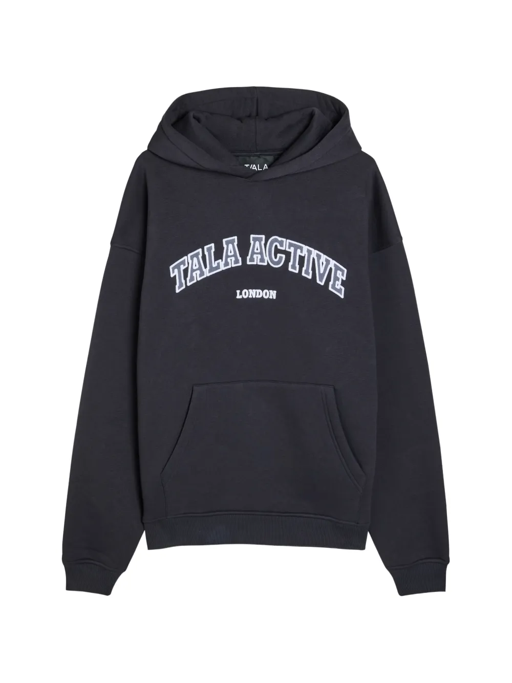 Tala logo-print hoodie - Blau