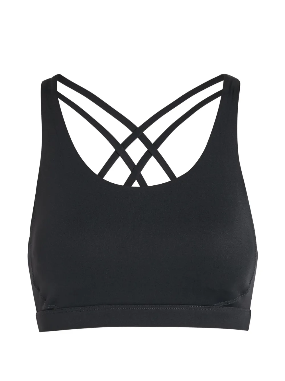 Tala Criss-cross Strap Sports Bra In Black