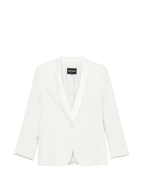 Giorgio Armani blazer con botones y solapas esmoquin