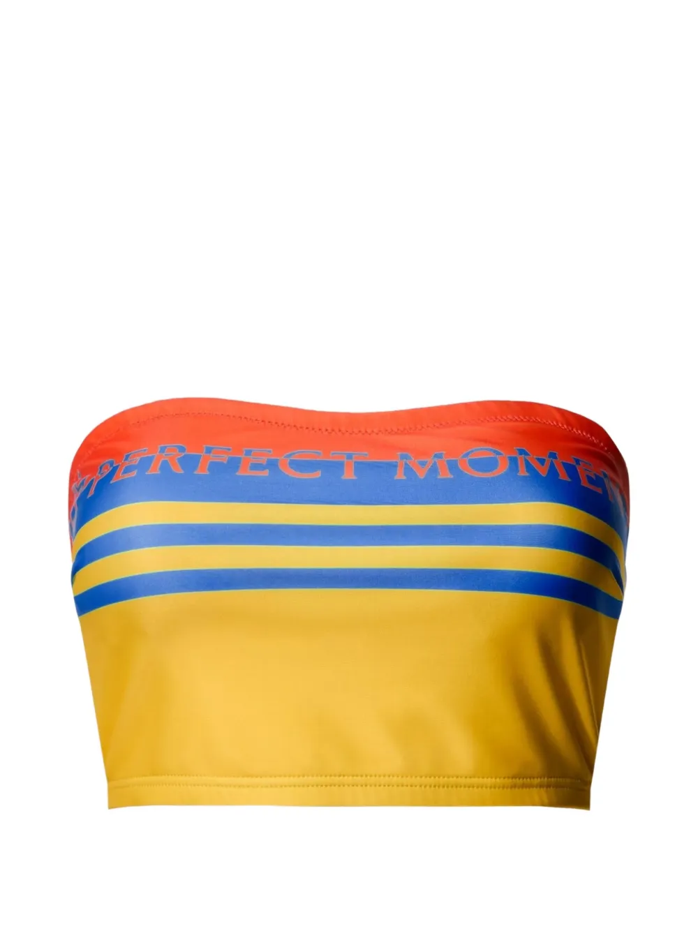 Perfect Moment stripe bikini top - Giallo