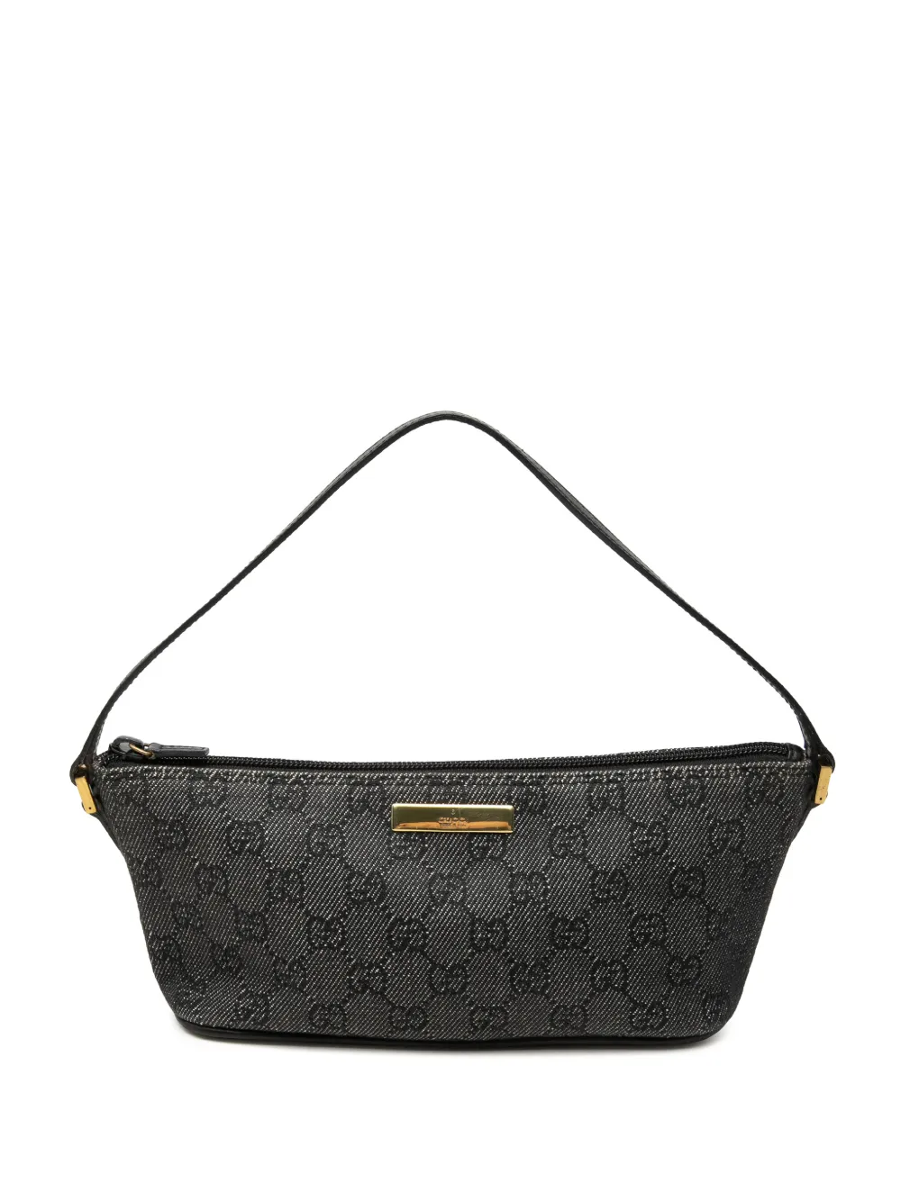 Gucci Pre-Owned 2000-2015 GG Denim Boat shoulder bag - Grigio