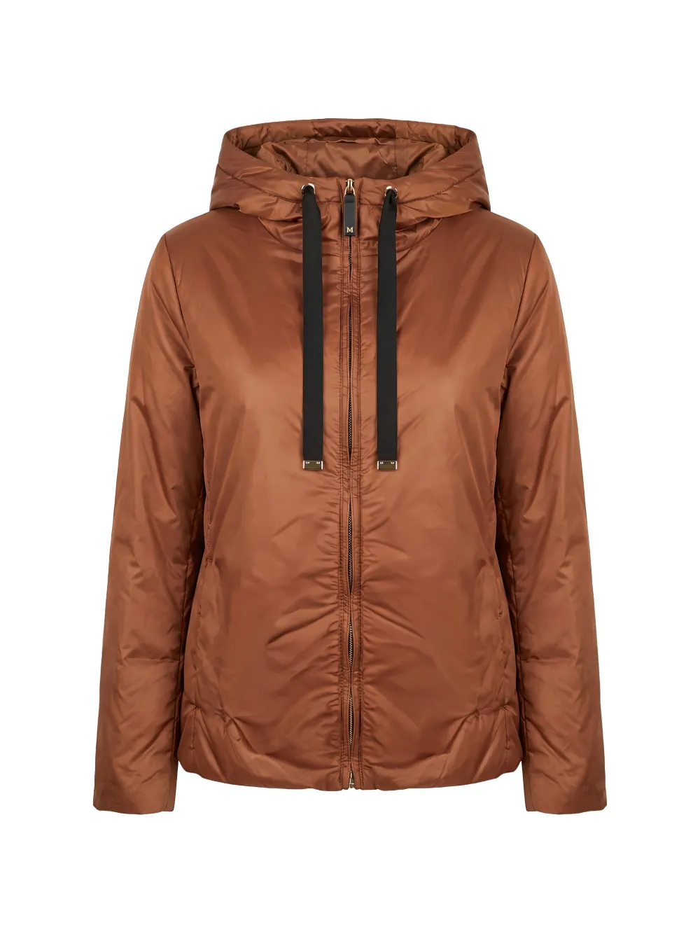 Max Mara drawstring hooded jacket - Braun