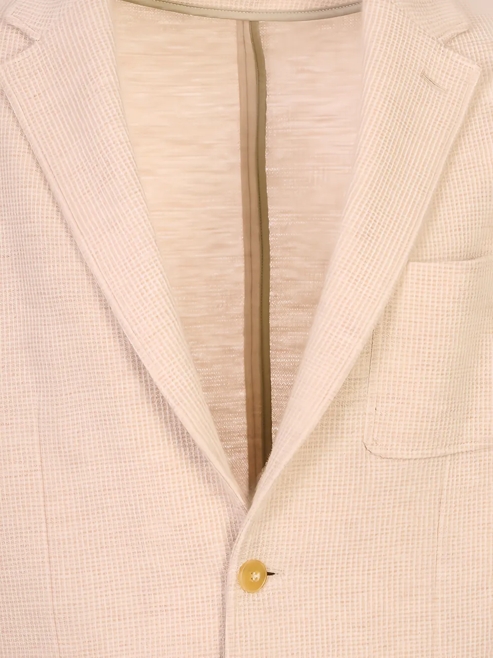 Canali Blazer met enkele rij knopen Beige