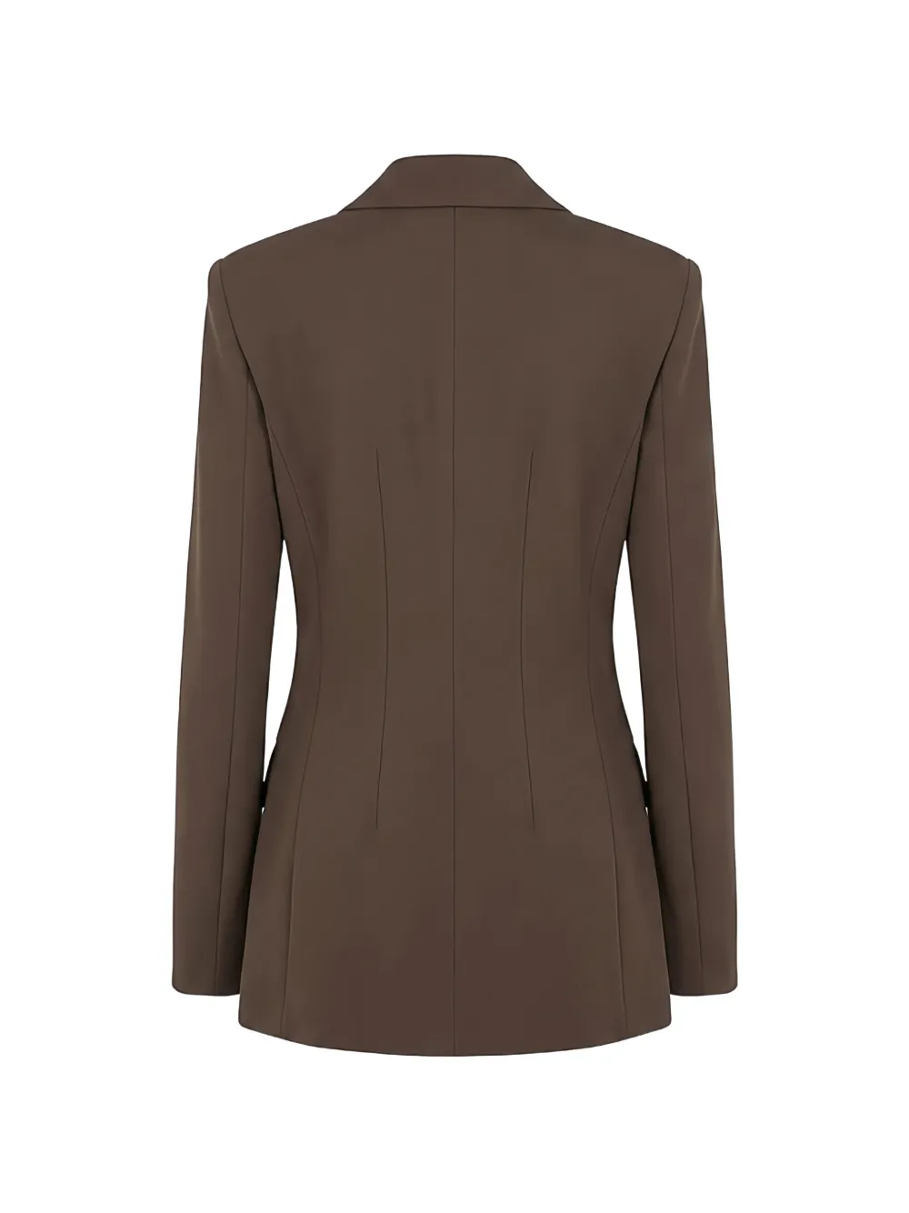 Sportmax Palo blazer met enkele rij knopen Bruin