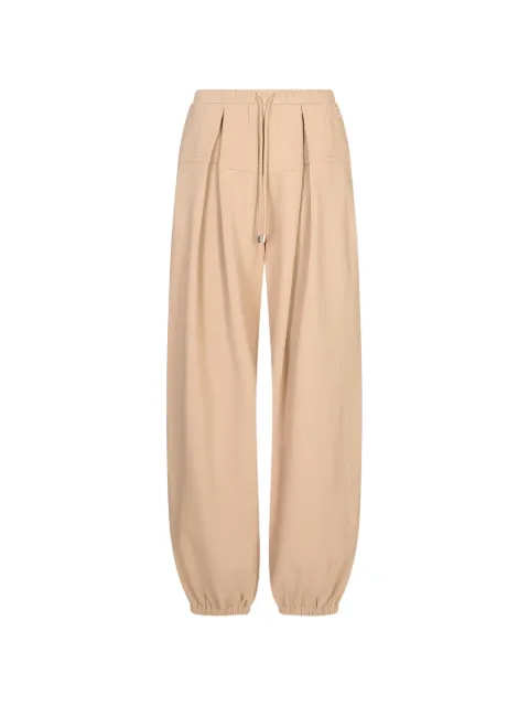 Sportmax pleated drawstring track pants