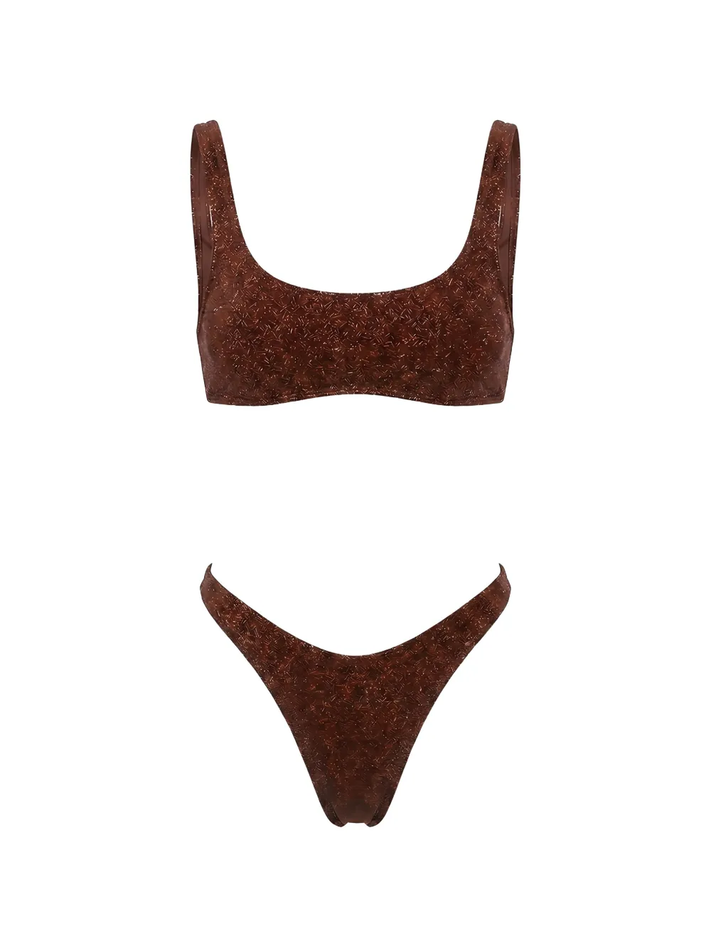 Oséree Lumière Sportini bikini - Marrone
