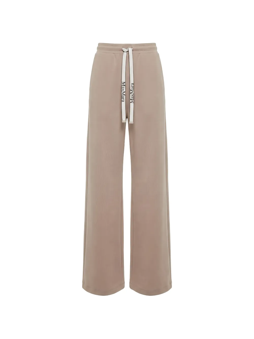 's Max Mara Logo-drawstring Wide-leg Track Pants In Brown