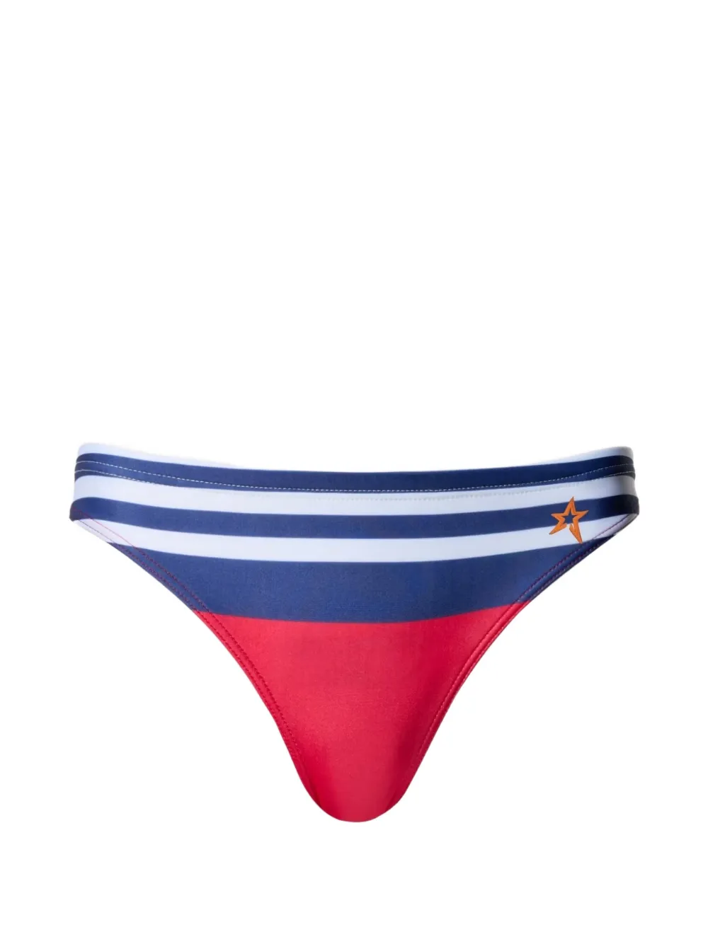 Perfect Moment stripe bikini bottoms - Rosso