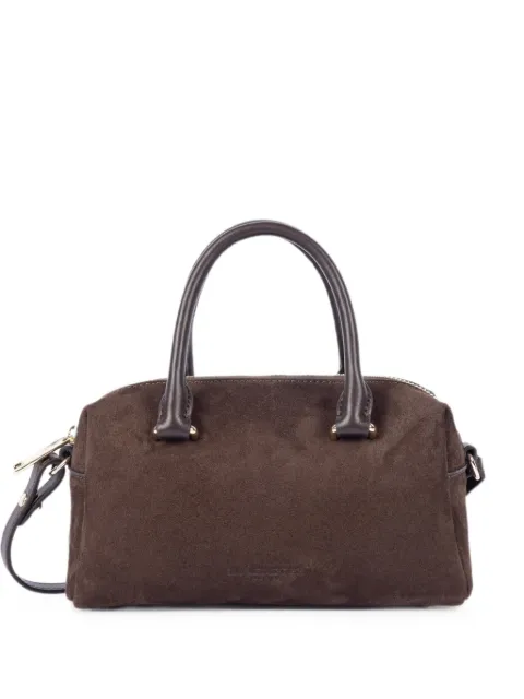 Lancaster suede leather shoulder bag