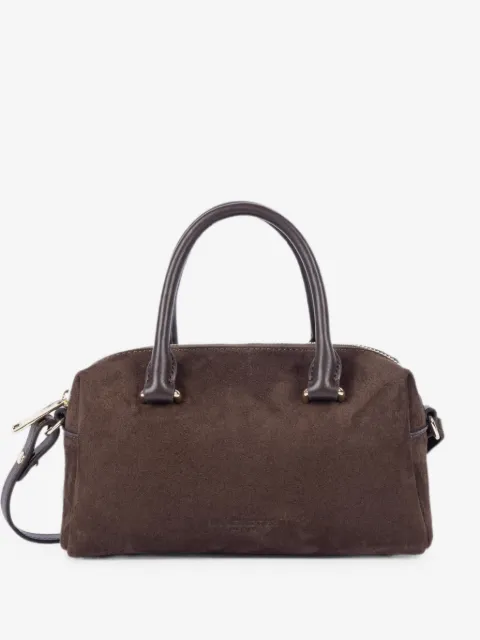 Lancaster suede leather shoulder bag