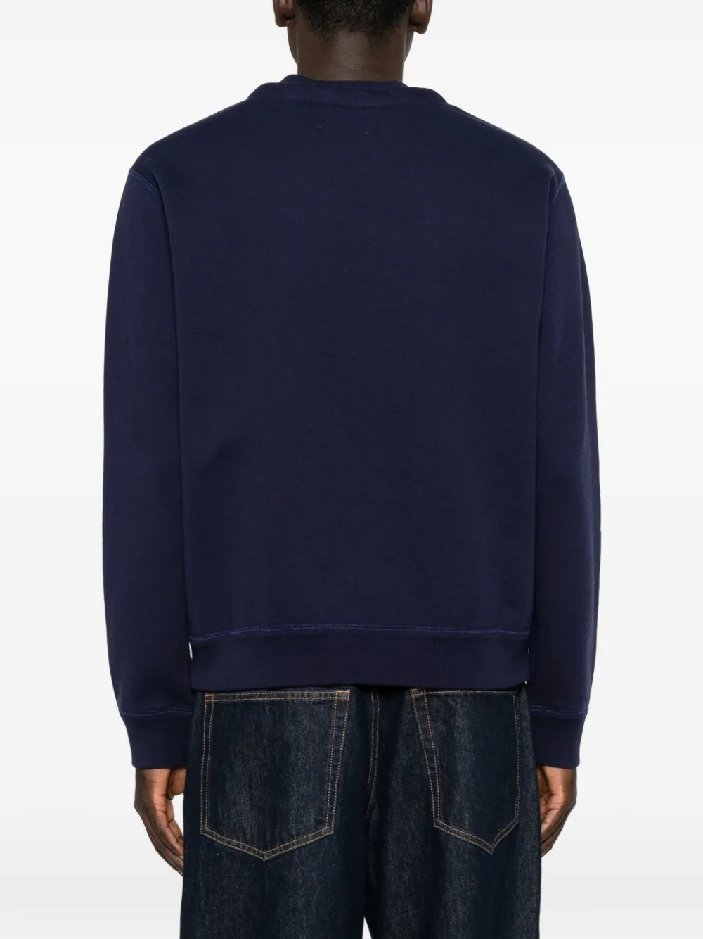 MARANT Trui met trekkoord en geborduurd logo Blauw