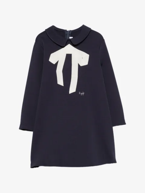 Il Gufo vestido con cuello Peter Pan y lazo