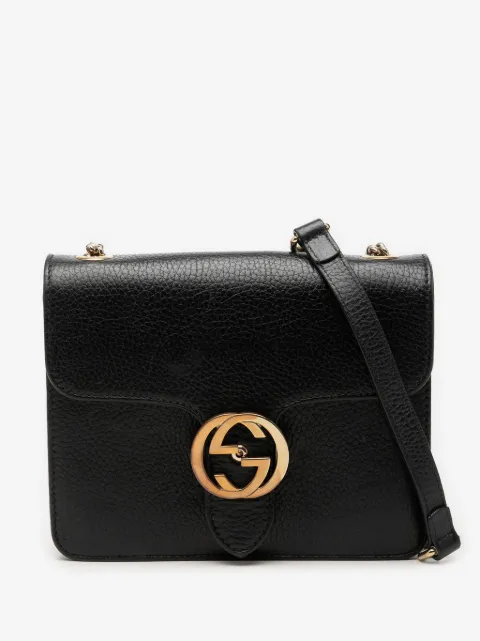 Gucci Pre-Owned 2016-2026 Small Dollar Calfskin Interlocking G crossbody bag