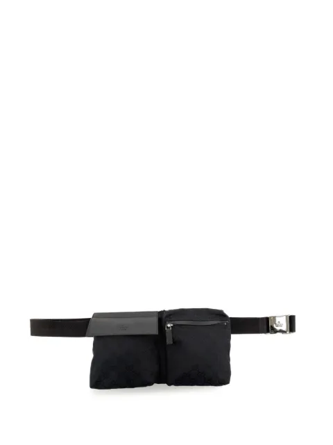 Gucci Pre-Owned 2000-2015 GG Canvas Double Pocket belt bag
