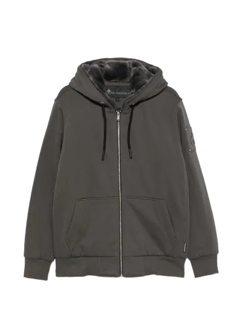 Moose Knuckles logo-patch sweatshirt