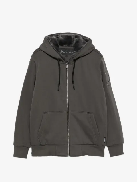 Moose Knuckles Bunny logo-patch hoodie