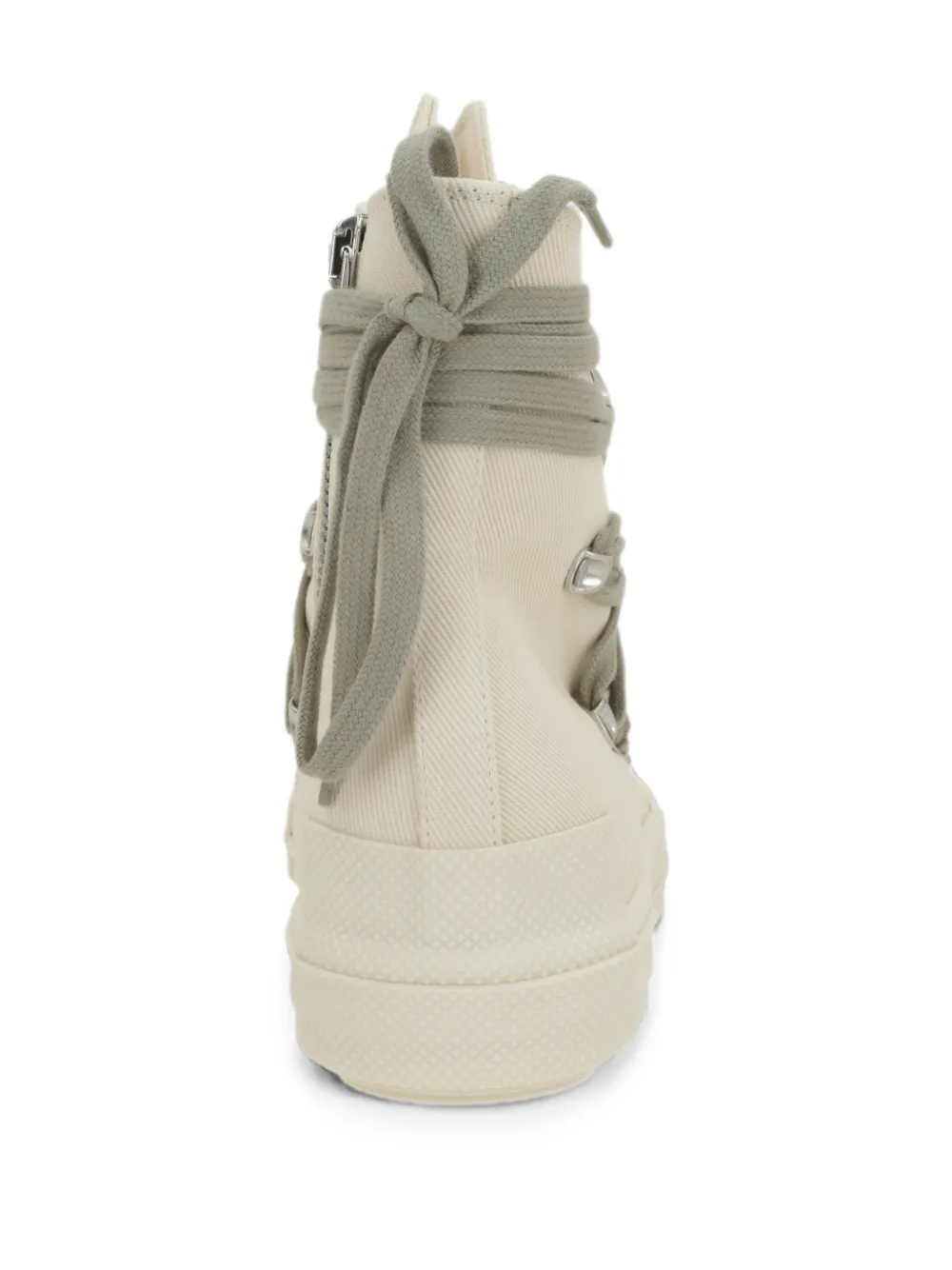 Rick Owens DRKSHDW Megalace high-top sneakers Beige