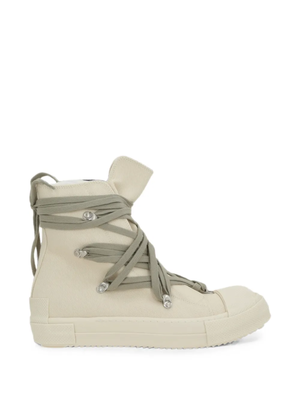 Rick Owens DRKSHDW Megalace high-top sneakers - Nude