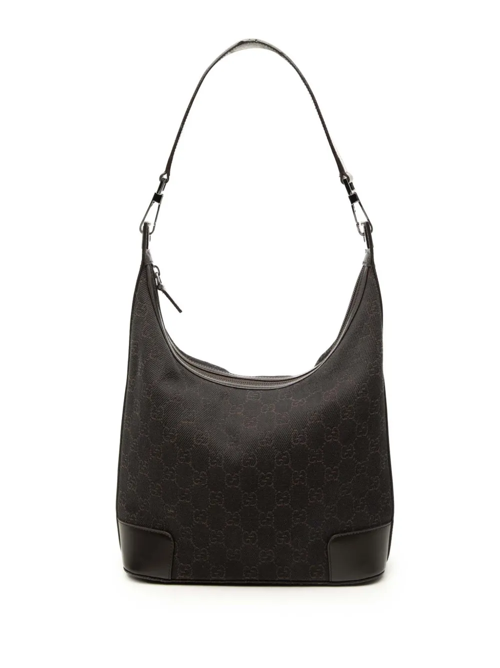 Gucci Pre-Owned 2000-2015 GG Denim shoulder bag - Brown
