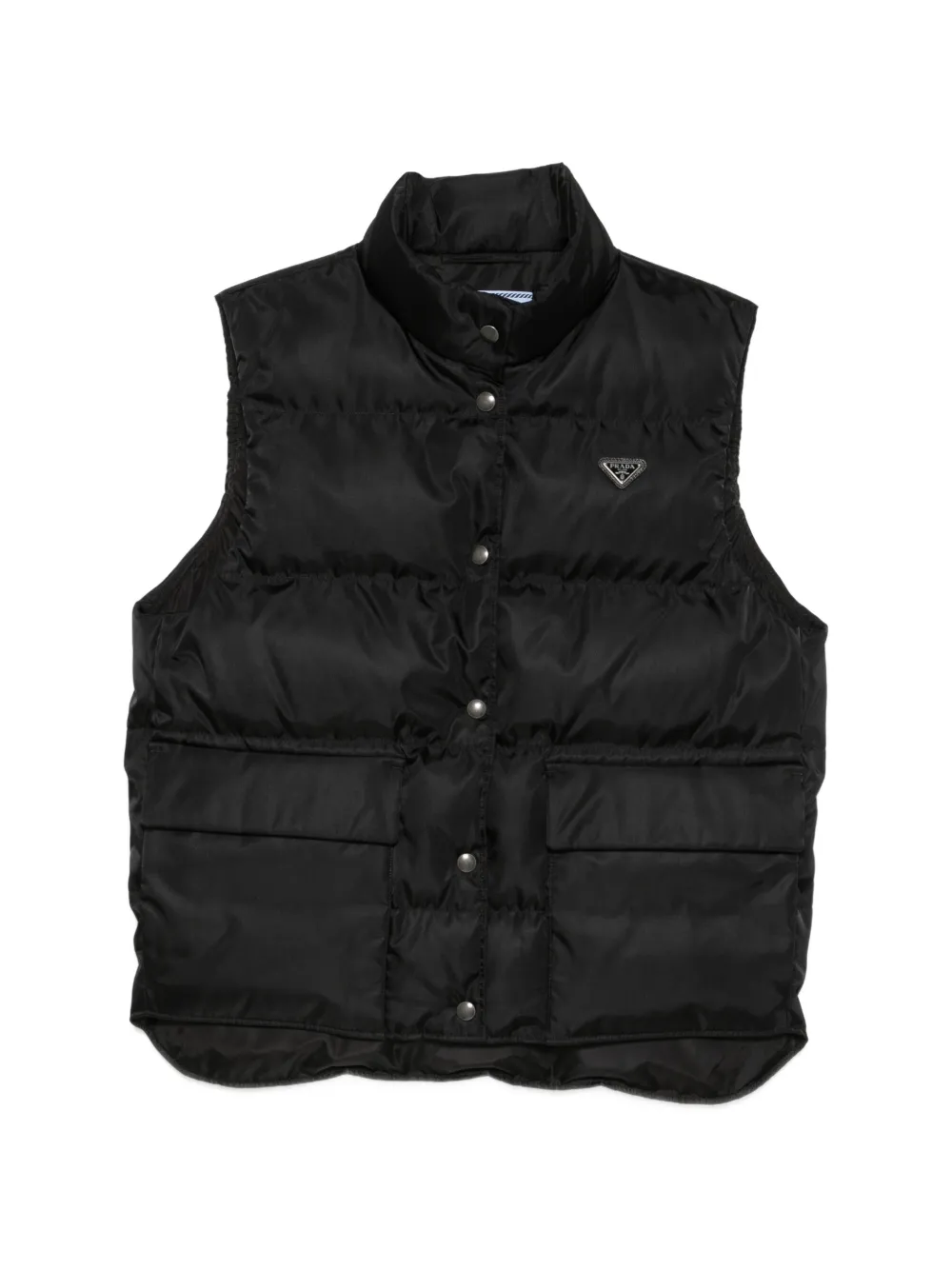 Prada Re-Nylon padded gilet - Schwarz