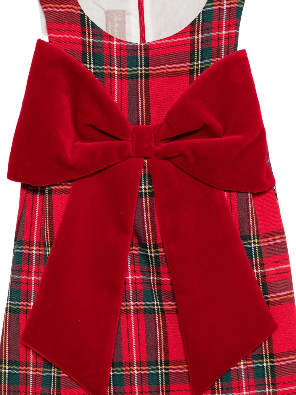 La Stupenderia Jurk met tartan ruit Rood