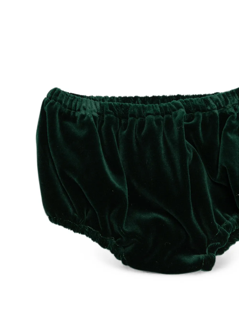 La Stupenderia Fluwelen jurk Groen
