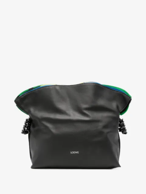 medium millefeuille Flamenco clutch in nappa calfskin