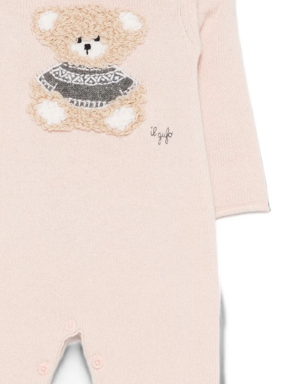 Il Gufo Romper met ronde hals Roze