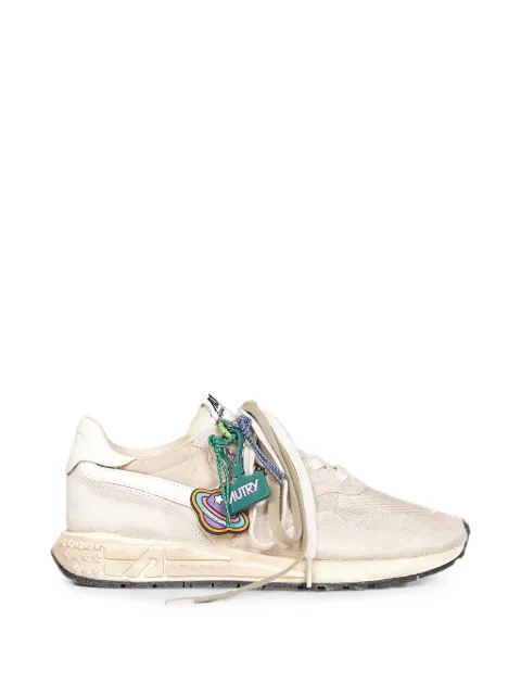 Autry Reelwind distressed-finish lace-up sneakers
