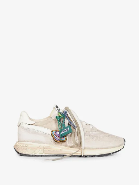 Autry Reelwind distressed-finish lace-up sneakers