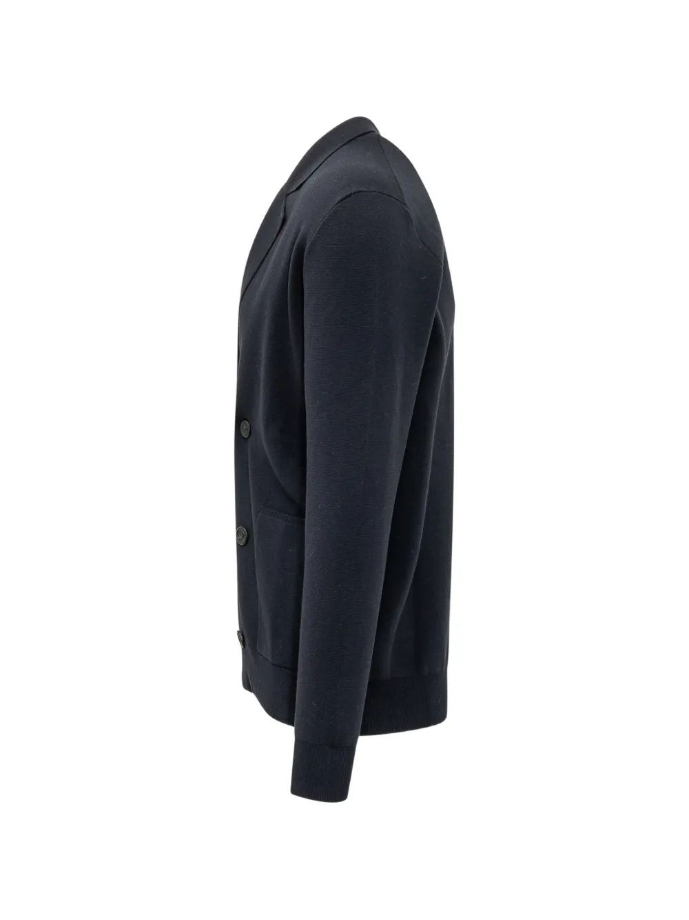 Hōsio Double-breasted Patch-pocket Blazer In Blue