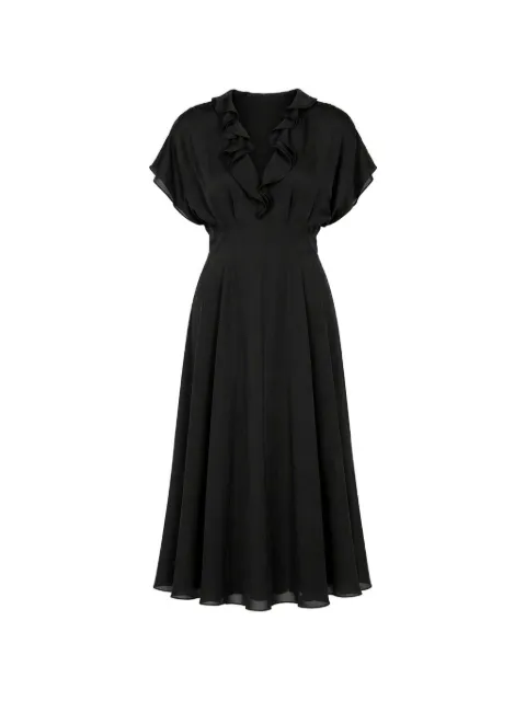 Alberta Ferretti robe mi-longue à volants