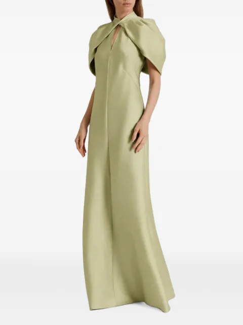 Alberta Ferretti vestido de manga farol
