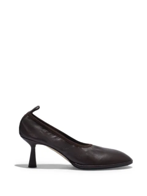 Aeyde Giulia leather heeled pumps