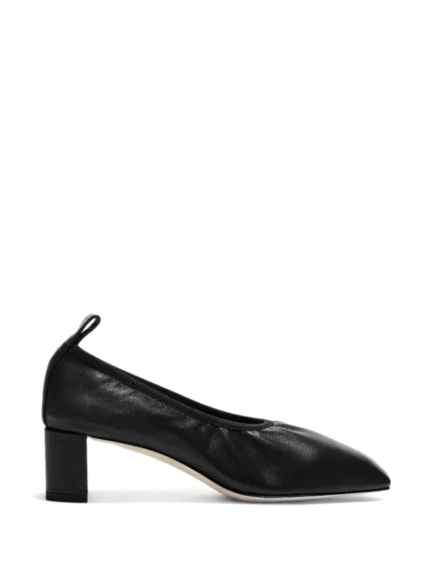 Aeyde Narissa leather heeled pumps