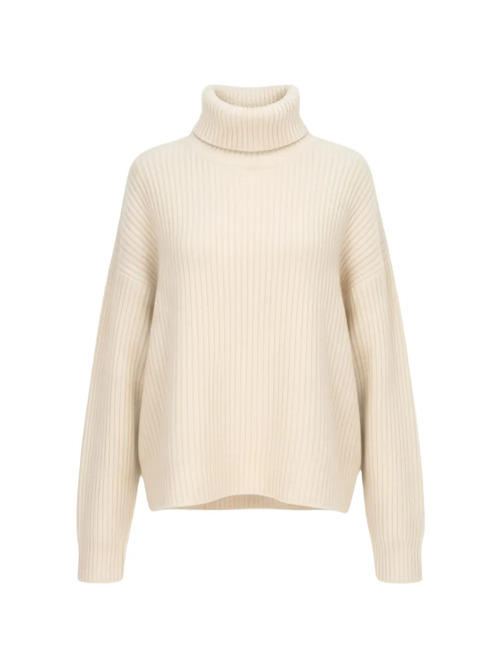 Isaia Ribbed-knit Roll-neck Sweater In Multi