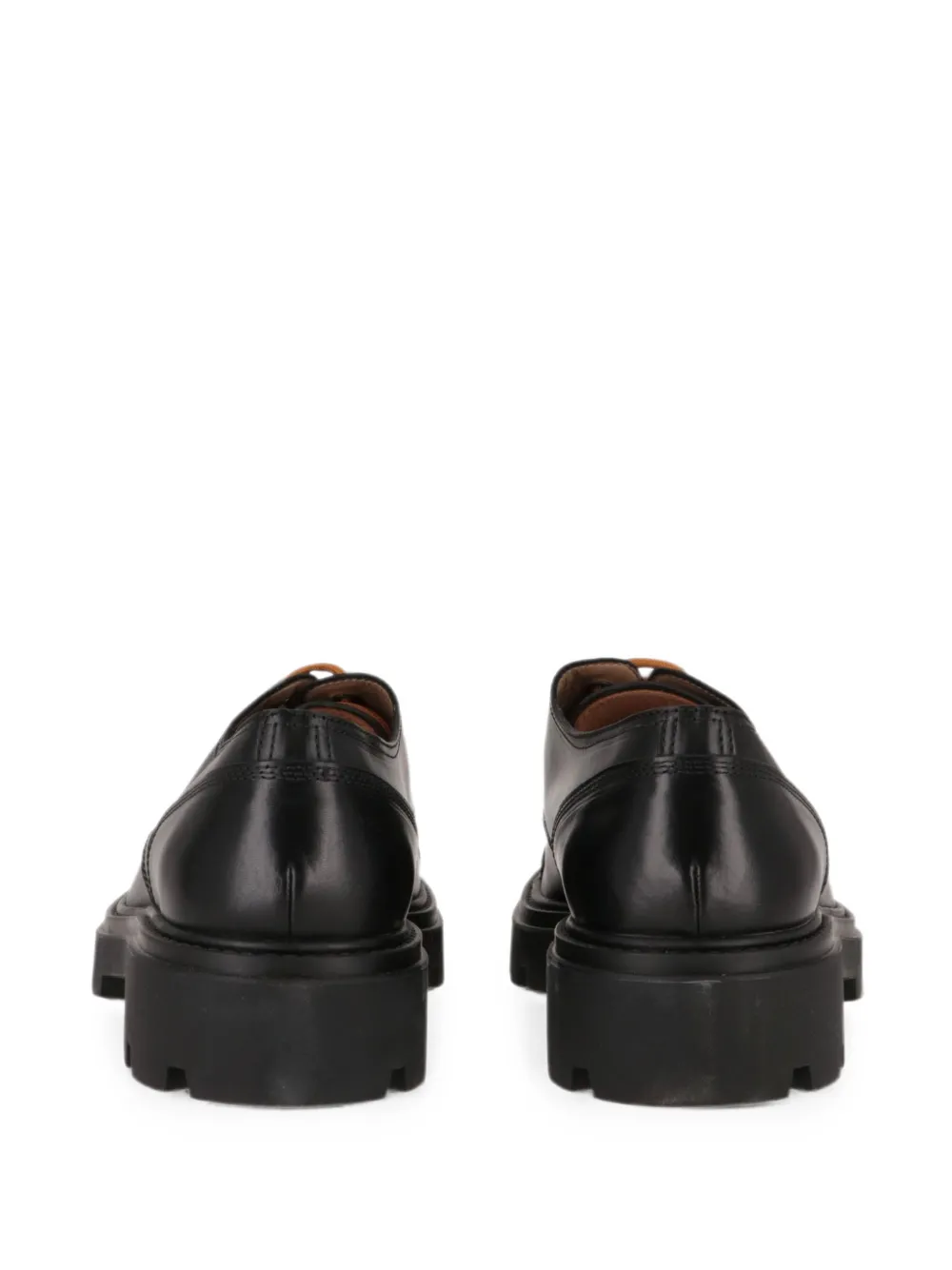 Tod's lug-sole cap-toe Derby shoes Zwart