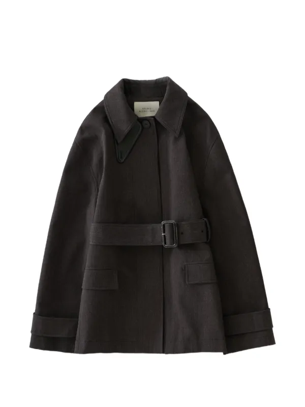Studio Nicholson Lurie Belted Jacket in Brown