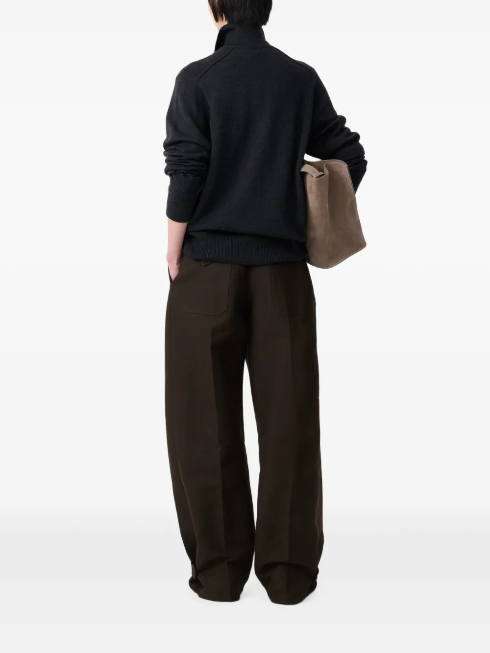 Studio Nicholson Lanark vest van merinowol Grijs