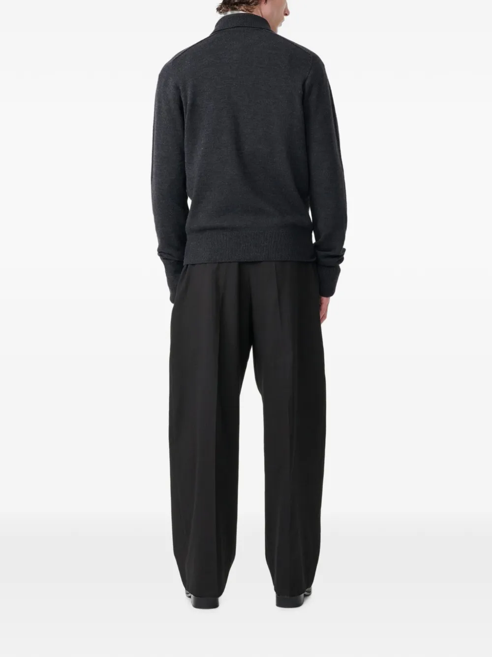 Studio Nicholson Lanark vest van merinowol Grijs