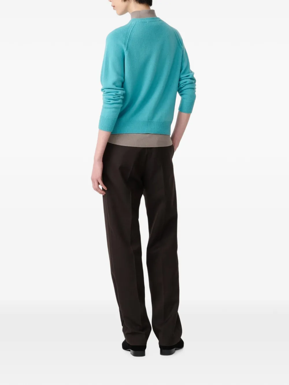 Studio Nicholson Loenne Seamless Sweater in Blue, view 4