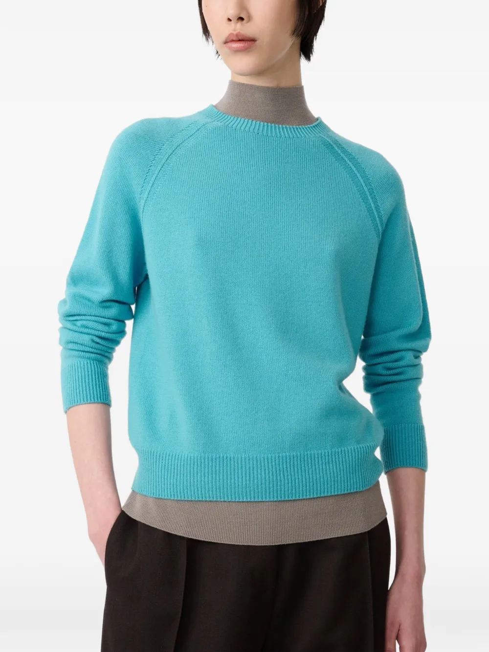 Studio Nicholson Loenne Seamless Sweater in Blue, view 5