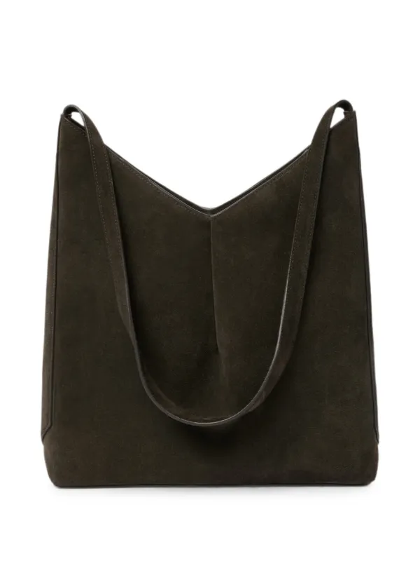 Studio Nicholson Hoho Suede Shoulder Bag in Brown