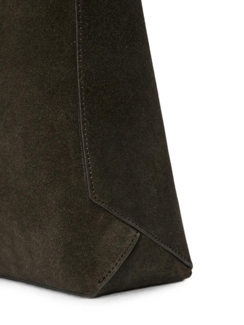 Studio Nicholson Hoho Suede Shoulder Bag In Brown