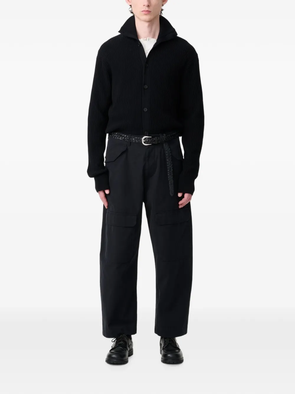 Studio Nicholson Ravel straight broek Zwart