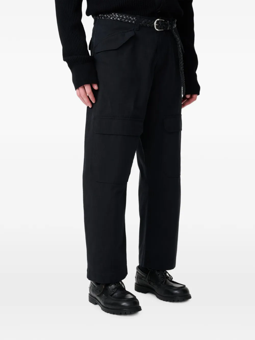 Studio Nicholson Ravel straight broek Zwart