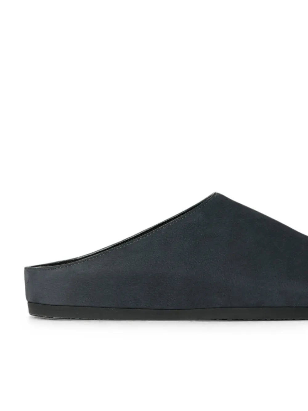 Studio Nicholson Wearing leather clogs Blauw