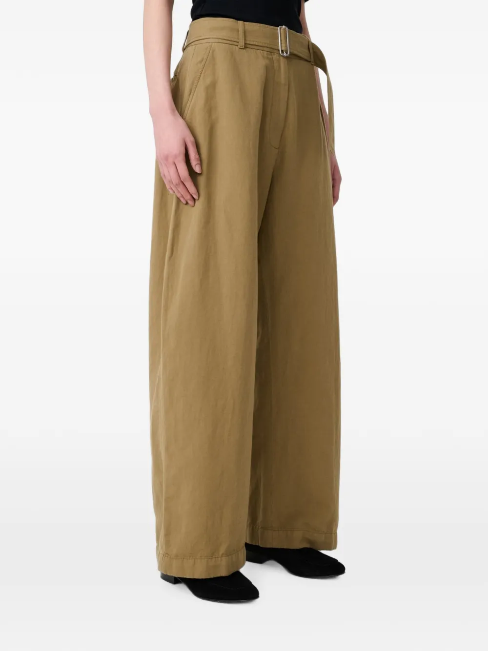 Studio Nicholson Chatto belted trousers Bruin