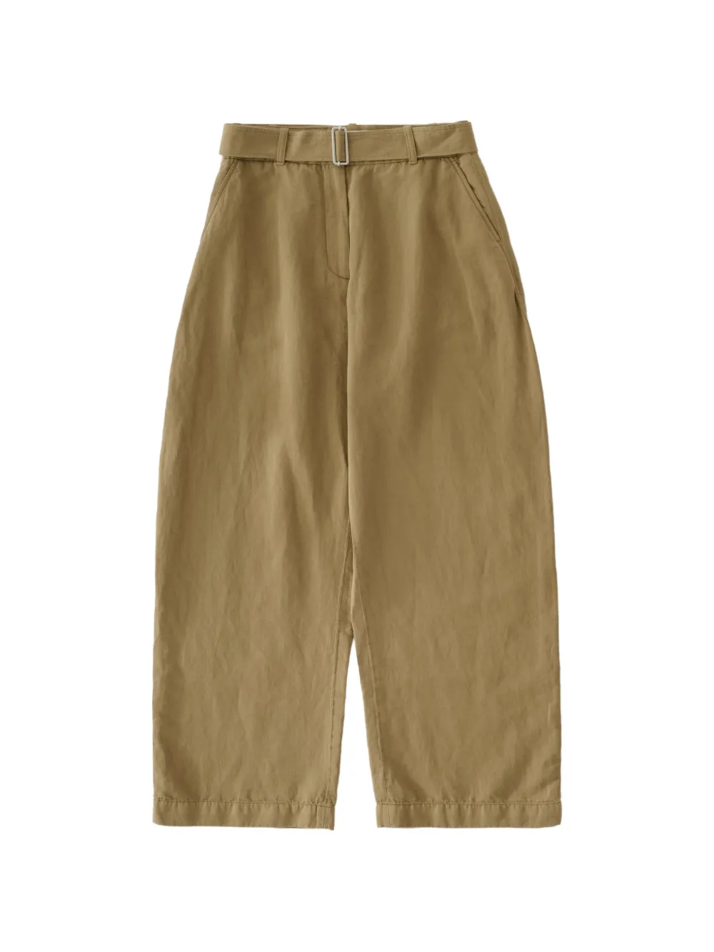 Studio Nicholson Chatto Belted Trousers In Brown